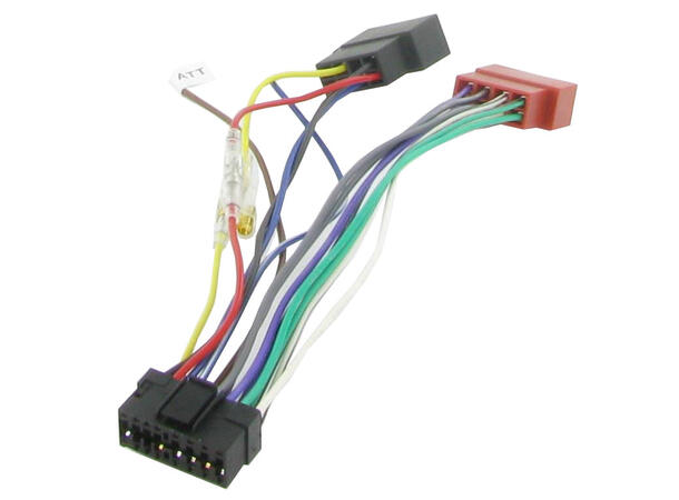 Connects2 Sony ISO-kabel 16pins m/sikring plassert på langsiden